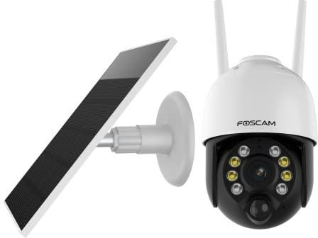 Foscam B4 - Telecamera IP esterna impermeabile 4 MP WiFi pannello solare