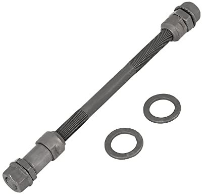 A ABSOPRO Fahrrad Hinterachse Vollachse 9.5mm Radnabenachse Hinterachse Vollwelle