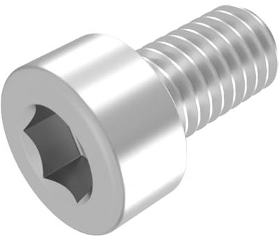 SECCARO Zylinderschraube M10 x 18 mm, Edelstahl V2A VA A2, DIN 912 / ISO 4762, Innensechskant, Vollgewinde, 20 Stück