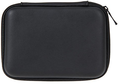 AMZLORD Funda para disco duro de 2.5 pulgadas, bolsa universal para cables de auriculares con compartimentos interiores de malla, bolsa organizadora de transporte de bolsillo portátil para accesorios