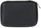 AMZLORD Funda para disco duro de 2.5 pulgadas, bolsa universal para cables de auriculares con compartimentos interiores de malla, bolsa organizadora de transporte de bolsillo portátil para accesorios
