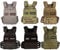 Exersci® Tactical Weighted Vest (1.5kg - 23.5kg) - Calisthenics, Bodyweight Workouts, HIIT, Cardio & Strength Training (10kg Vest (Vest + 2 x 4.25kg Plate), BLACK)