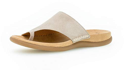 Gabor Damen Pantoletten | Frauen Slipper | Best Fitting | sommerclogs | Hausschuhe | Zehentrenner | Schlupfschuhe | schluepfschuhe | Caramel | 43 EU - 9 UK