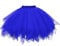 Karneval Kostüm Damen Tüllrock Tutu Petticoat 50Er Tütü Rock Vintage Ballet Blase Tanzrock Tanzkleid Ballkleid Kurz Retro Ballettrock Minirock Blau