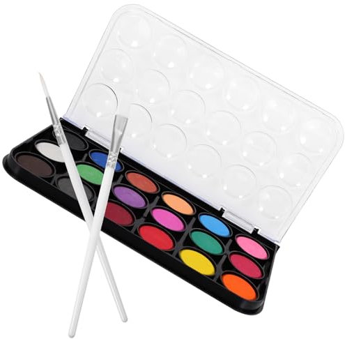 STOBOK Pigment 3st Feste Aquarellfarbe Aquarell-kit Wählen Mädchen Aquarellfarbenschale Die Zubehör Für Aquarellpigmente Junge Withuke Schutz Jungs Goguarded Sicher Verpackt Aquarell-Set