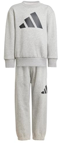 adidas Unisex Kids ESSENTIALS JOGGER, Medium Grey Heather/Black, 7-8 Years