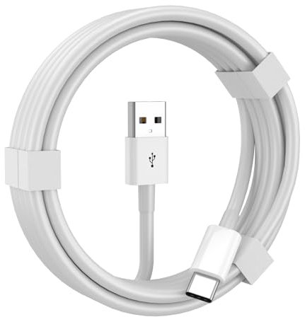 CarPlay Cable for iPhone 16/15 Series, USB A to USB C Cable for Apple CarPlay, iPad Pro 13'/12.9'/11'/Mini 6/Air 5 Car Charger Cord 3FT-White