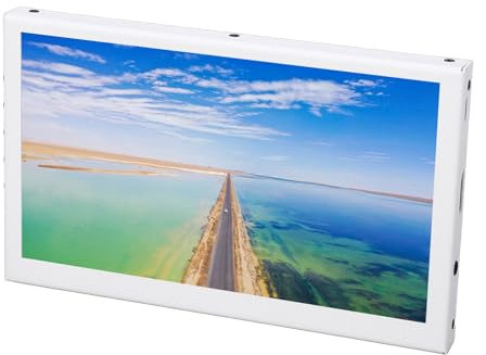 Gugxiom 7-Zoll-, 7-Zoll-IPS-Panel 1024 X 600 Kapazitiver Touchscreen, Tragbarer Raspi-, HDMI- für Retro Pi Debian Kali PC Laptop TV