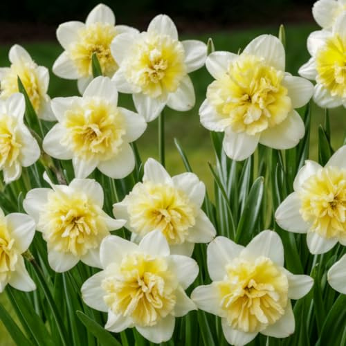 Narzissen Zwiebeln Winterhart Mehrjährig - Osterglocken Ice King | 25 Blumenzwiebeln, Duftende Pflanzen aus Holland, für Garten und Topf (keine Samen, nicht künstlich)
