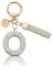 MORSUNBELA Porte-Clés, Porte Cle Lettre Porte Clés à Paillettes, Porte Clé Personnalisé Porte-clés pour Femme, Porte Clef Lettre O