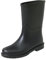 SRTUMEY Clearance - Stivali di gomma da donna, caldi, corti, alla caviglia, invernali, impermeabili, da esterno, da giardino, da uomo, neri, stivali da pioggia eleganti, Nero , 37 EU