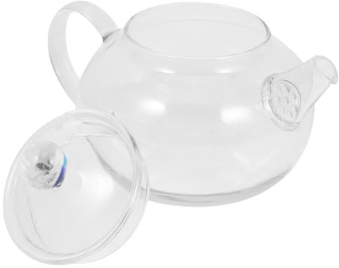 CRILSTYLEO Couvercle De Théière En Verre De Capacité 200 Ml Pour Thé En Vrac Ou