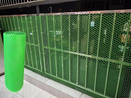 Drahtgitter Maschendraht Gartenzaun Grüner Kunststoff Maschendrahtzaun, Ideal Für Geflügel, Hunde, Kaninchen, Schlangenbarriere Und Gartenarbeit – Kunststoff-Hühnerdrahtgeflecht 200 150 120 100 CM Has