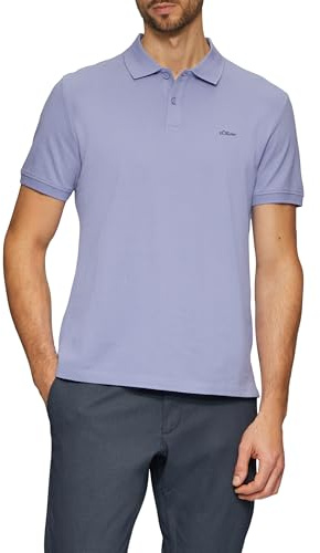 s.Oliver Poloshirt aus Baumwollpiqué Flieder S