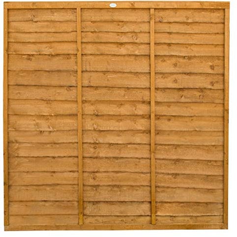 Lot de 10 panneaux de clôture 1,83 m en bois de haute qualité pour jardin et extérieur 1,83 m