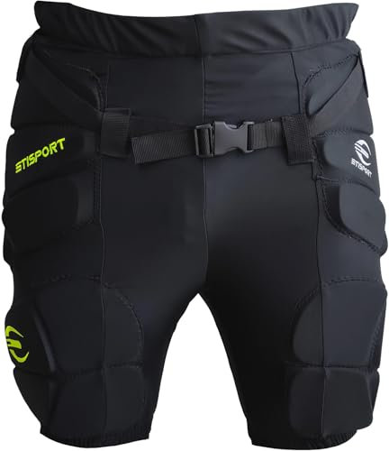 ETISPORT Gepolsterte Schutz-Innenhose für Hockey, Torwart, Skifahren, Kampfsport, leicht und ergonomisch. Professionelle Nutzung. (L)