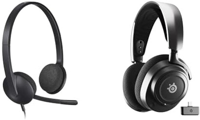 Logitech H340 Auriculares con & SteelSeries Arctis Nova 7 Wireless