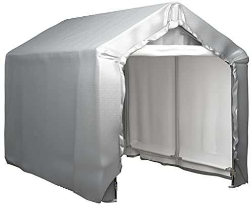 Xichuzi Lagerzelt 180x300 cm Stahl Grau, Carport, Autozelt, Garage, Weidezelt, Unterstand, Zeltgarage, Lagerzelt, Gerätezelt, Pavillon Zelt, Fahrradgarage Zelt, Garagenzelt