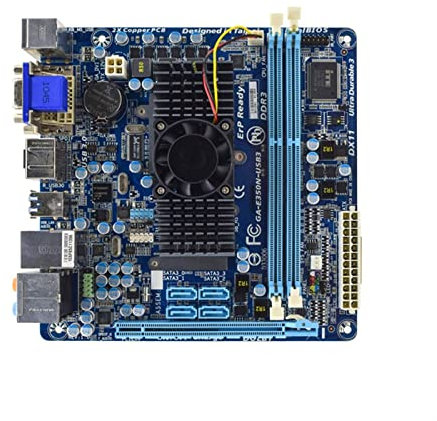 Computer Motherboards Fit For GIGABYTE GA-E350N-USB3 E-350 APU 1.6GHz, Dual-Core -M1 DDR3 8GB SATA 6.0Gb/s FCH Mini ITX Motherboard