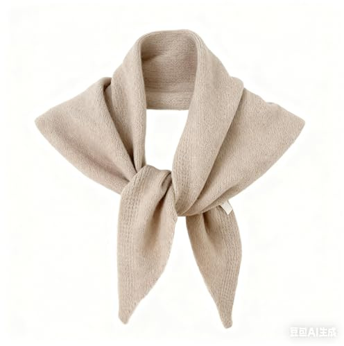 LAOYEFACAI Schal Damen Winter Schal Weicher Woll Schal Uni Dreieckstuch Halstuch Warme Strickware & Tücher Geschenke für Frauen Leichtes großes Tuch