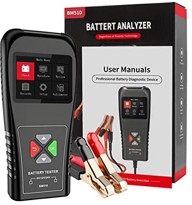 Batterietester BM510. Motorradwagen-Truck-Akku-Tester 6V 12V 24V. Batterieanalysator 2000. CCA Laden von Cranking Test Scanner-Tools(BM510)