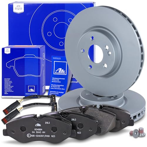 ATE Bremsenset Vorderachse inkl. Bremsschreiben vorne Ø330mm belüftet und | Kompatibel mit: MERCEDES-BENZ MARCO POLO Camper, V-CLASS, VITO Kasten, VITO Mixto, VITO Tourer