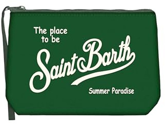 Saint Barth Mc2 Donna Pochette ALI0053 Nylon Verde Scuro Taglia Unica