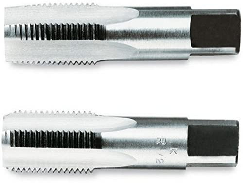 BETA - Serie 2 Maschi a Mano Gas 3/8 Filettatura Cilindrica, Maschi Filettatura GAS in Acciaio al Cromo Sgrossatore e Finitore per Idraulica e Manutenzione, 433ASG 3/8