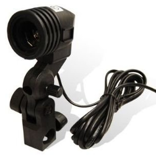 Ex-Pro Continuous Umbrella Single Lighting Head Including (ES/E27 Standard Screw Fitting) for use with Light Stands, Umbrella's & Bulbs