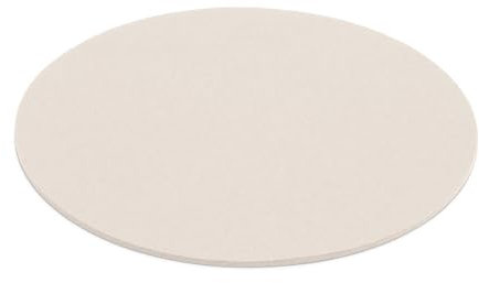 Hey Sign Untersetzer rund, ca 12 cm, Wollweiß 03, Stärke 5