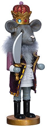 Hollywood Nutcrackers Kurt Adler Hollywood-Nussknacker Mäusekönig, 30,48 cm