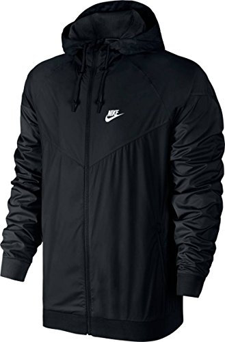 Nike 727324-010 Veste Coupe-Vent Homme Noir/Bleu FR : M (Taille Fabricant : M)