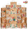 Joiedomi 24 Stück Kraft Geschenktüten mit 12 verschiedenen Weihnachtsmustern, Weihnachtsgeschenktüten, Kraftpapiertüten Geschenktasche für Weihnachten, Geschenkverpackung, Christmas