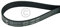 VIOKS Courroie Trapézoïdale Striée 1951PH7 1951H7 - Remplacement Pour Whirlpool Bauknecht 481235818156, AEG 150612403/9, Fagor 57X2351 - Courroie d'Entraînement Pour Séchoir à Linge