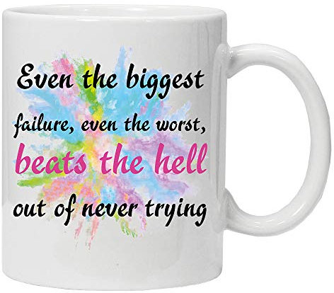 Acen Merchandise Even The Biggest Failures - Novelty 11oz Premium Quality Gift Drinking Mug & Gift Box Set Tea Coffee for Office Work Home