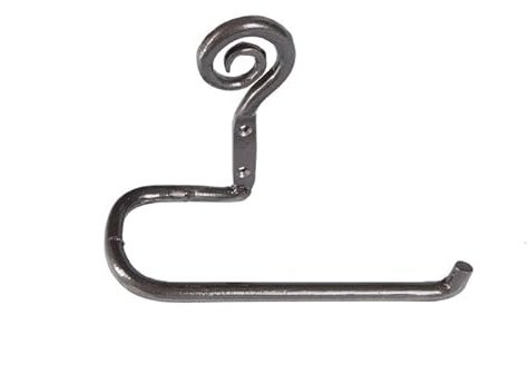 Grey Cast Iron Toilet Roll Holder