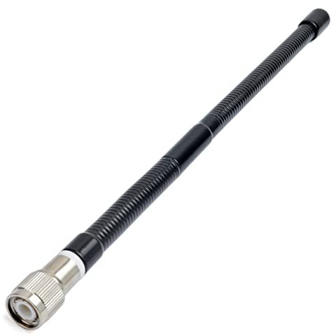 UAYESOK 27MHZ Rubber CB Antenna TNC Connector Flexible Soft Whip for President Randy, Randy II FCC Handheld Cb Radio
