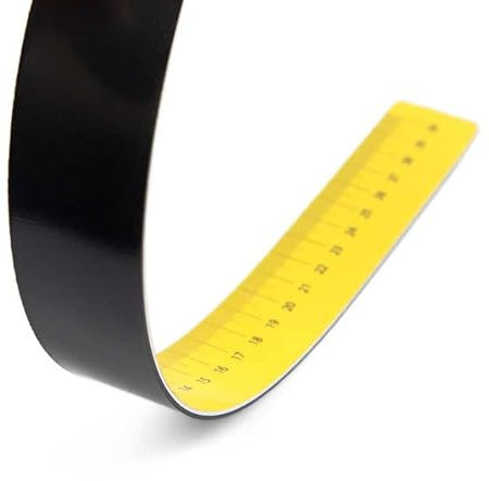 Magnetisches Lineal halbstreihig (100 cm)