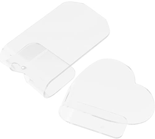 2 Piezas Paleta De Uñas Soporte De Uñas Para Pintar Uñas Bandeja Para Mezclar Maquillaje Pantalla De Esmalte De Uñas Pegamento Para Uñas Manicura Acrílico Bandeja De Pintura