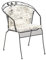 KETTtex EXKLUSIV Auflage für Sessel Elegance Altweiß mit Schriftzug I Sitz 43x46x4 I Rücken 35x80x3 cm I Bankauflage weich & robust I Wetter- & formbeständige Auflage I Pflegeleichte Sitzkissen