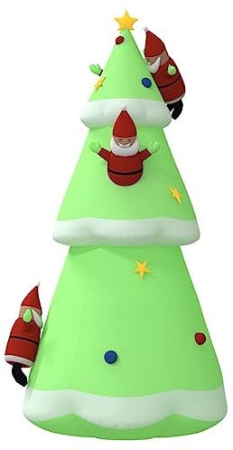 vidaXL Albero di Natale Gonfiabile con LED 500 cm