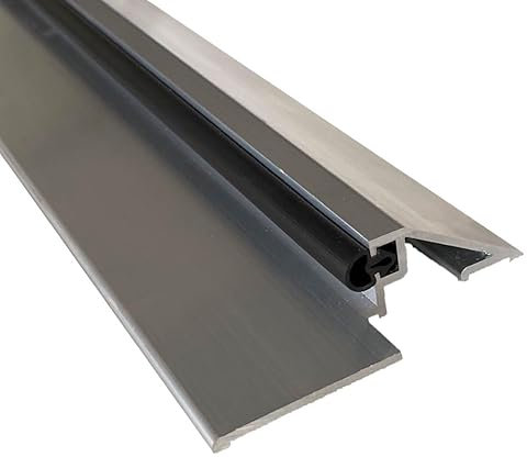 HOMEWELL - Seuil de porte (PMR) avec joint, (Brut, 930mm + Découpe d’angles)