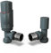 UK Radiators Anthracite Radiator Valve 10mm Angled Lockshield Valve in Anthracite and Matt Finish - Classy and Modern Design 1/2 x 10mm Angled Radiator Valve