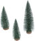 DIKACA 3st Weihnachts Baum Zeder Schreibtischaufsatz Schneefrostbaum Flaschenbäume Für Den Garten Mini-weihnachtsbäume Kleiner Weihnachtsbaum Mini-kiefern Kunsthandwerk Holz Esstisch