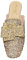 Damen Badeschuhe Damen Badesandalen Damen Schuhe Mode und Damenschuhe Niedriger Absatz Flachkopf Strass Bunte Druck Halbhausschuhe Schuhe Damen Plateau Pantoletten Damen Handball Spezial (Khaki, 37)
