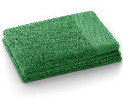 AmeliaHome Gästetuch Grün 30x50 cm 100% Baumwolle Qualität Saugfähig Amari