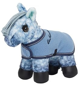 LeMieux Tiny Pony Sam Mantel, Grau, weich, Taschengröße, mit Fleece-Teppich, Tiny Pony