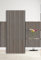 Panneaux Acoustiques sur Feutrrine avec Tasseaux en MDF, Marron vintage 240cm x 60cm x 9mm