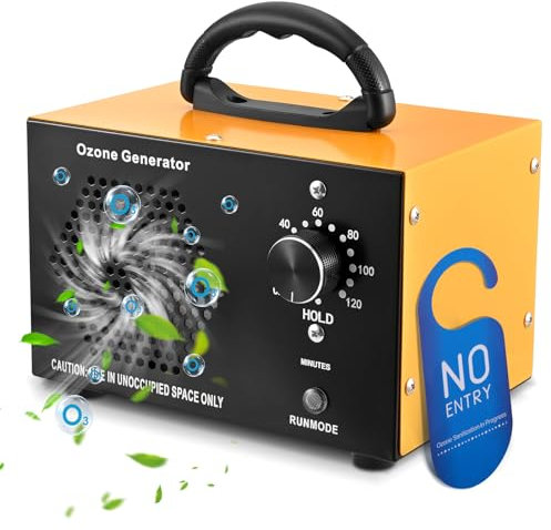 Generatore di ozono 30000 mg/h, purificatore d'aria con 5 timer per 300 ㎡, ozonizzatore industriale portatile O3 ozono purificatore d'aria per auto, garage, appartamento, hotel, cucina e animali