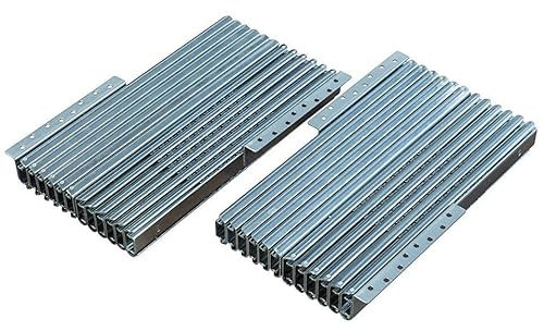 Generico Guide Allungabili Telescopiche per Tavoli Estensibili e Consolle a 12 Elementi - Dimensione Disponibile: 12 Elementi 40 cm